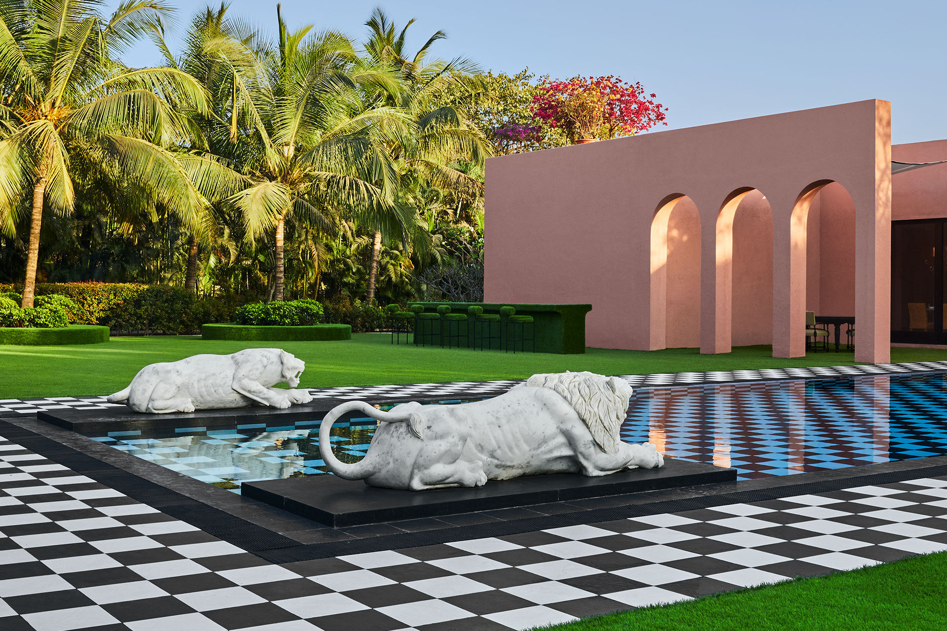 Pool side